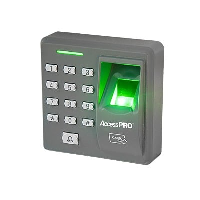 X7 Lector de huella y proximidad con teclado autónomo, 500 huellas/500 tarjetas/8 passwords