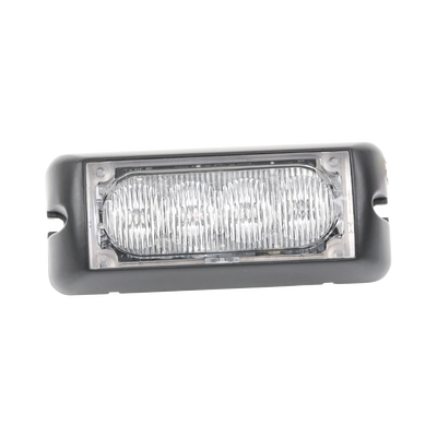 Luz auxiliar brillante con 4 LEDs, color rojo, mica transparente