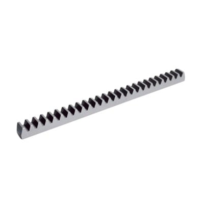 XBS-R01 Cremallera de Acero Para Puertas Corredizas / Compatible Con Motores de Piñon Modulo 4