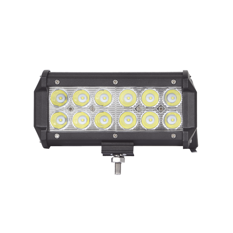 XD20F Barra de Luz de 12 LED, 1500 Lúmenes, 18 watts, 10-30 Vcc, IP67, 6.5 pulgadas