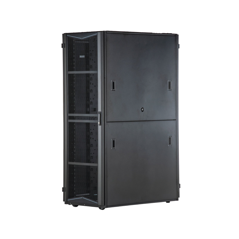 XG84522BS0001 Gabinete FlexFusion para Centros de Datos, 45 UR, 800 mm de Ancho, 1200 mm de Profundidad, Fabricado en Acero, Color Negro