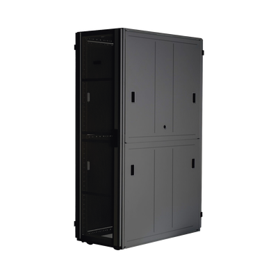 Gabinete FlexFusion™ XGL (Light) para Centros de Datos, 42 UR, 800 mm de Ancho, 1070 mm de Profundidad, Fabricado en Acero, Color Negro