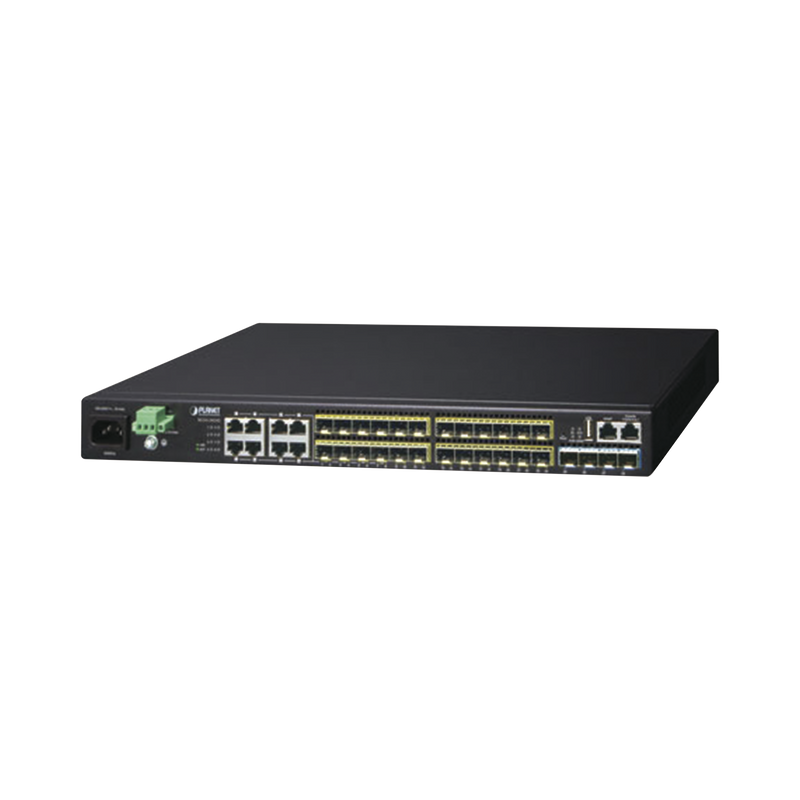 XGS3-24242-V3 Switch Core Capa 3, 24 Puertos SFP 100/1000X, 8 Puertos Compartidos Gigabit Ethernet, 4 Puertos SFP de 10 Gbps