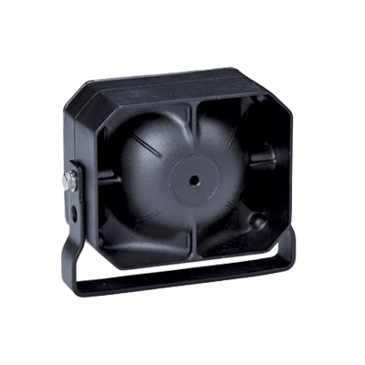 XLS100 Bocina Compacta de uso rudo, 100 Watts de Potencia, Ideal para vehículos de encubierto, 8 Ohms de Impedancia