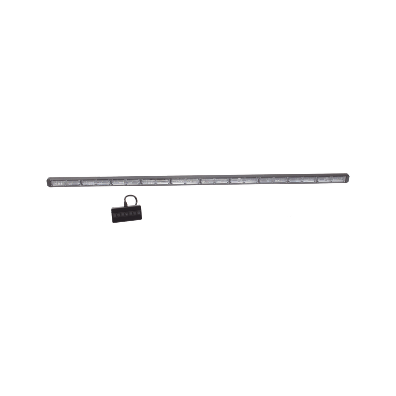 XLT2131A Barra de luz de advertencia de 10 Módulos de 6 LED, 49 Pulgadas Ambar