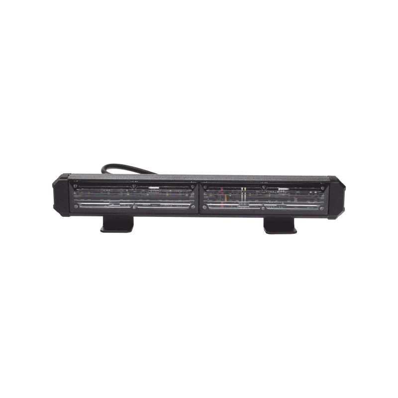 XLT2132RB Barra de Luz de Advertencia, 2 Modulos de 6 LED, 11 Pulgadas Rojo / Azul