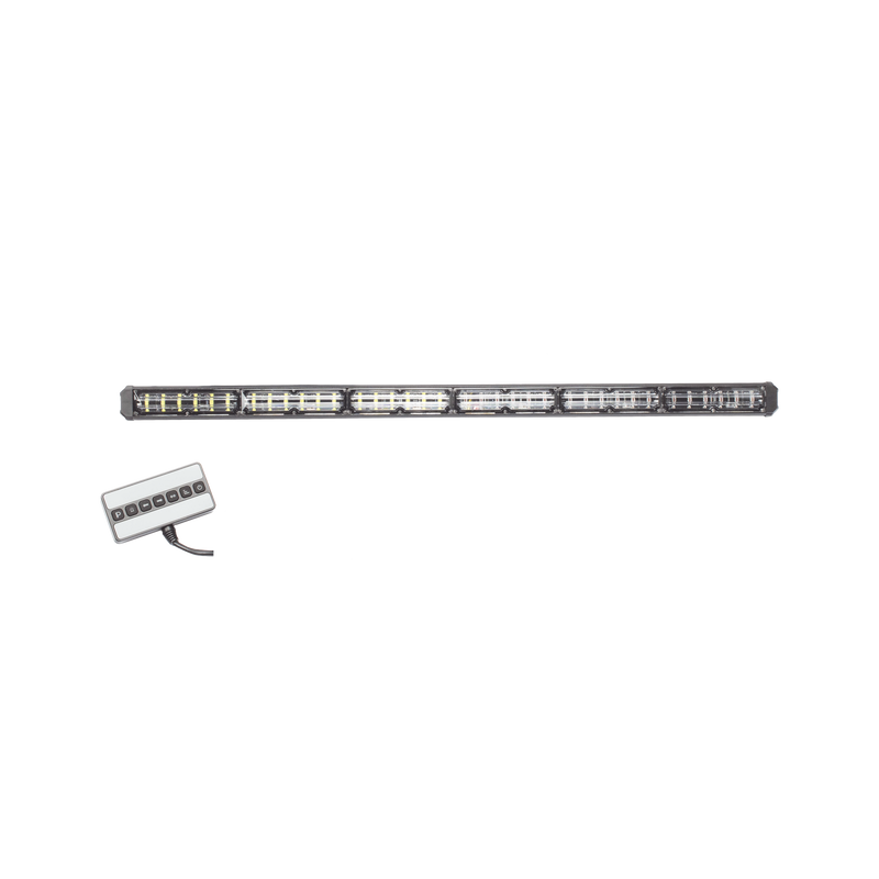 XLT2136A Barra de luz de advertencia de 6 Módulos de 6 LED, 30 Pulgadas, Ambar
