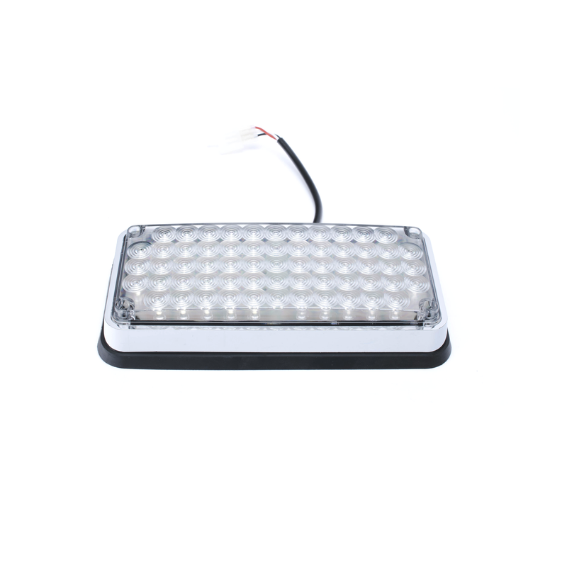 XLTE295RW Luz de Advertencia de 7X3, Bicolor Rojo/Claro, Ideal para Ambulancias