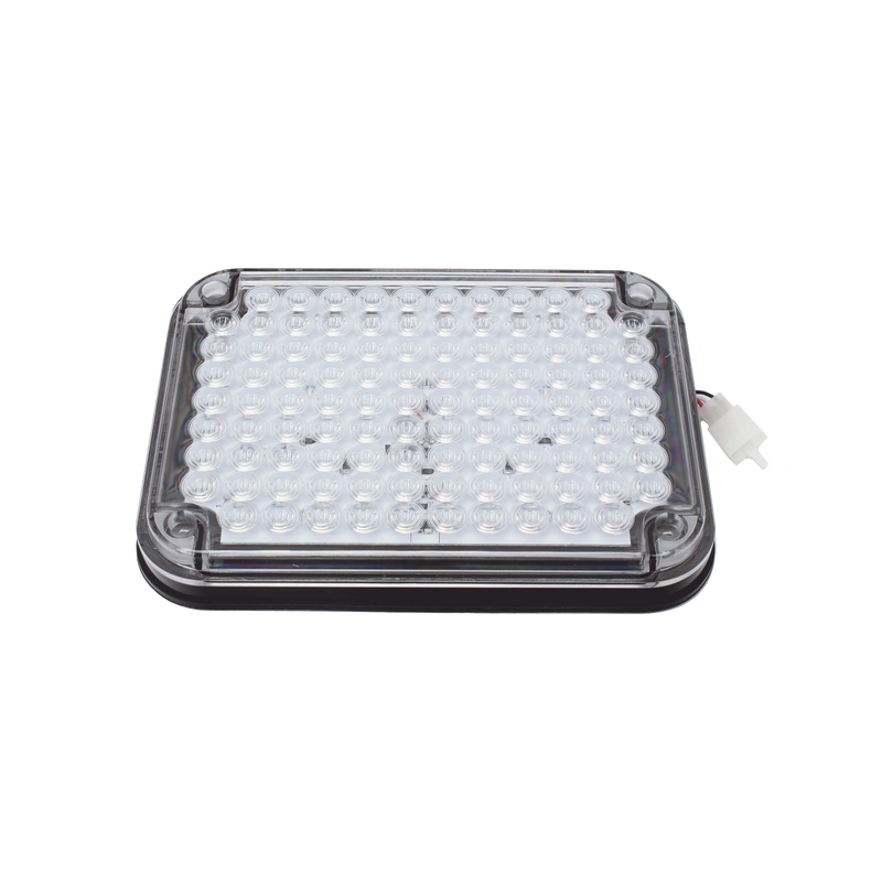 XLTE515RW Luz de Advertencia de 9X7, Bicolor Rojo/Claro, Ideal para Ambulancias