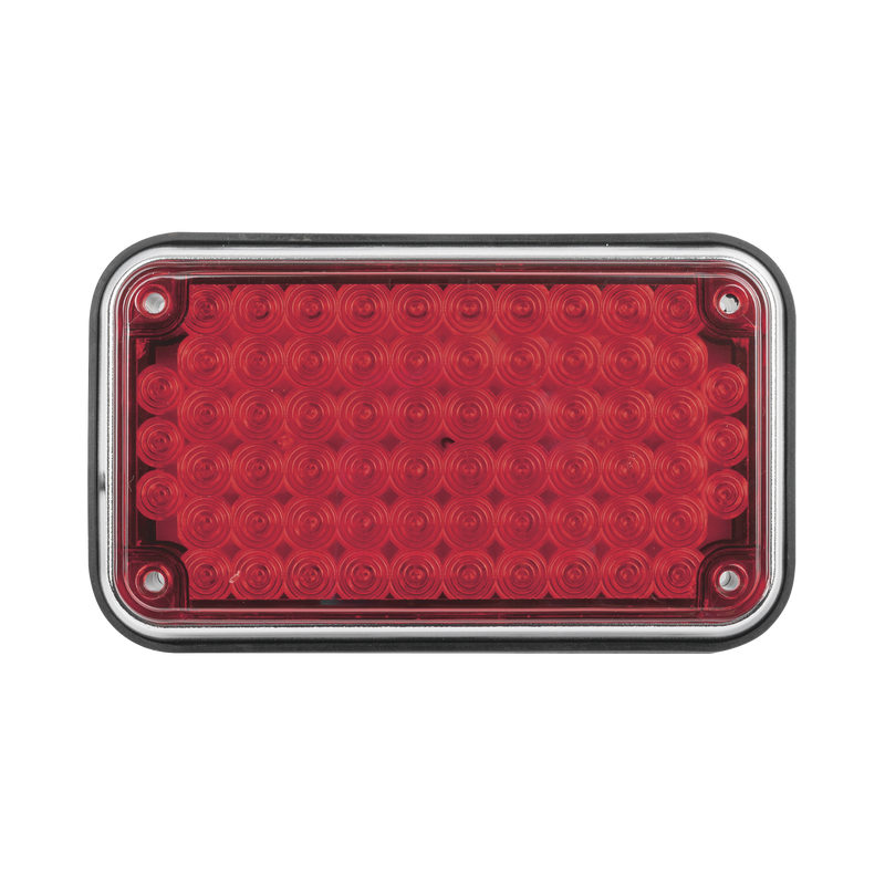 XLTE595-R Luz de Advertencia de 6X4, Color Rojo, Ideal para Ambulancias