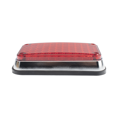 Luz de Advertencia de 6X4", Color Rojo, Ideal para Ambulancias - Toer