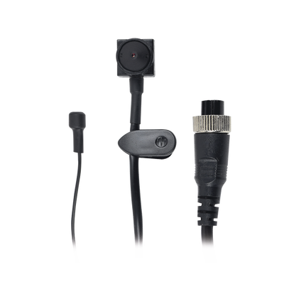 Cámara Pinhole AHD de 2 Megapixel (1080p) para Videovigilancia Móvil / Uso en Interior / Microfono Integrado / Conector Tipo Aviación - Toer