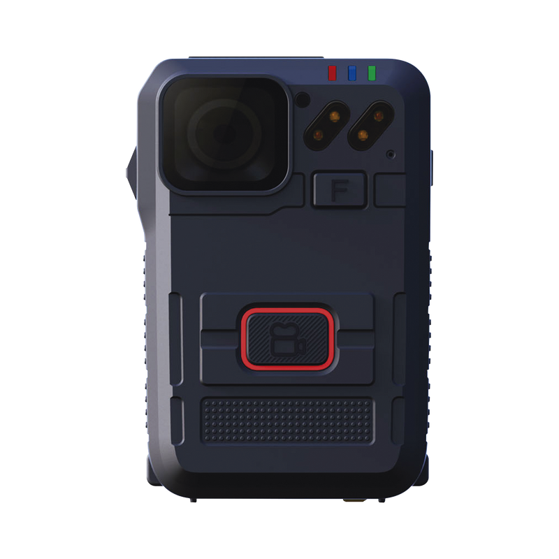 XMRT3S Body Camera para Seguridad, Video Full HD, Descarga de Vídeo automática con estación, Pantalla TFT con indicador de batería y memoria.