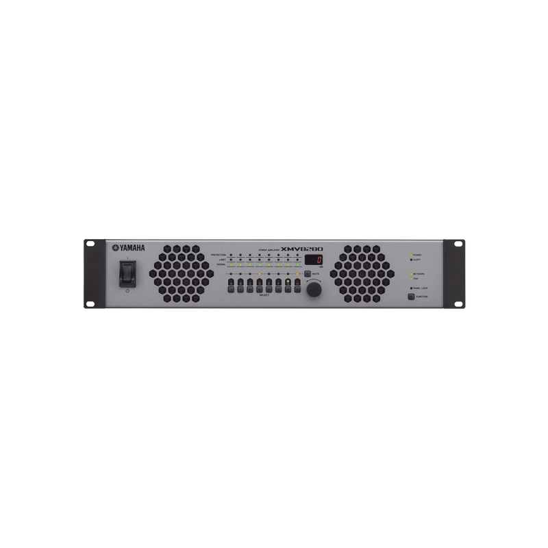 XMV8280 Amplificador de Audio Multicanal con Conexión Análoga / YDIF | 8 Canales, 280W | 8 OHMS | 70/100V