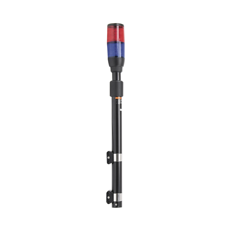 XMWL300RB Luz telescópica Ultra Brillante para motocicleta, color Rojo/Azul