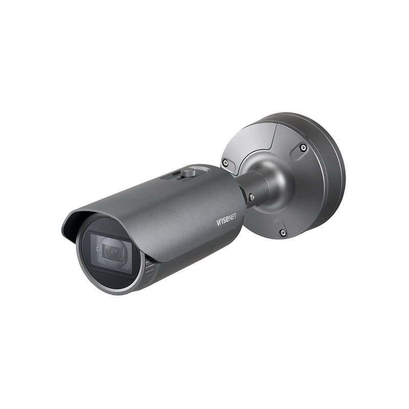 XNO-6080R Cámara IP Tipo Bala Antivandálica 2MP / Lente Motorizado 2.8-12mm / IR 50M / WDR 150db / H.265 & WiseStream II
