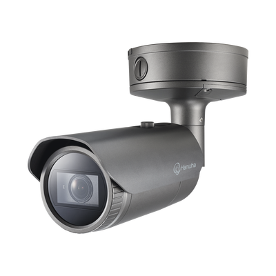 Cámara IP Tipo Bala Antivandálica 4K / Lente Motorizado 2.8-8.4mm / IR 50M / WDR 150db / H.265 & WiseStream II - Toer