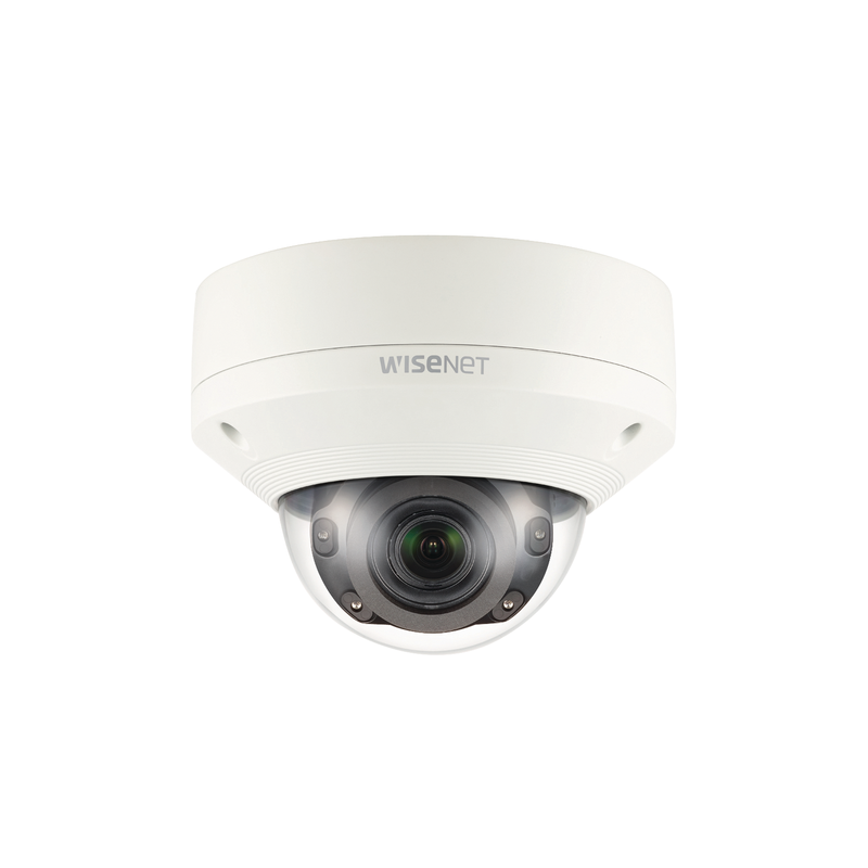 XNV-6080R Cámara IP Tipo Domo Antivandálico 2MP / Lente Motorizado 2.8-12mm / IR 50M / WDR 150db / H.265 & WiseStream II