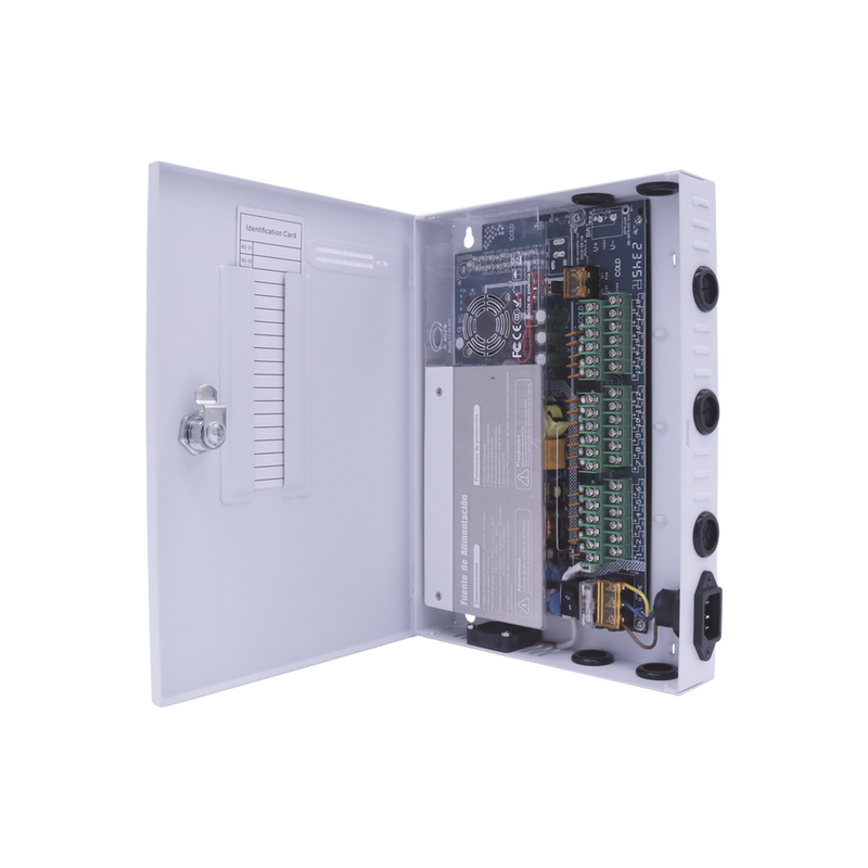 XP18DC30UD Fuente PREMIUM / 11-15 V / 18 canales / 30 A / Alta tecnología en seguridad / Doble ventilador / Hasta 1.85 Amperes por Salida / Filtro de Ruido por canal / Diseño de alta gama.