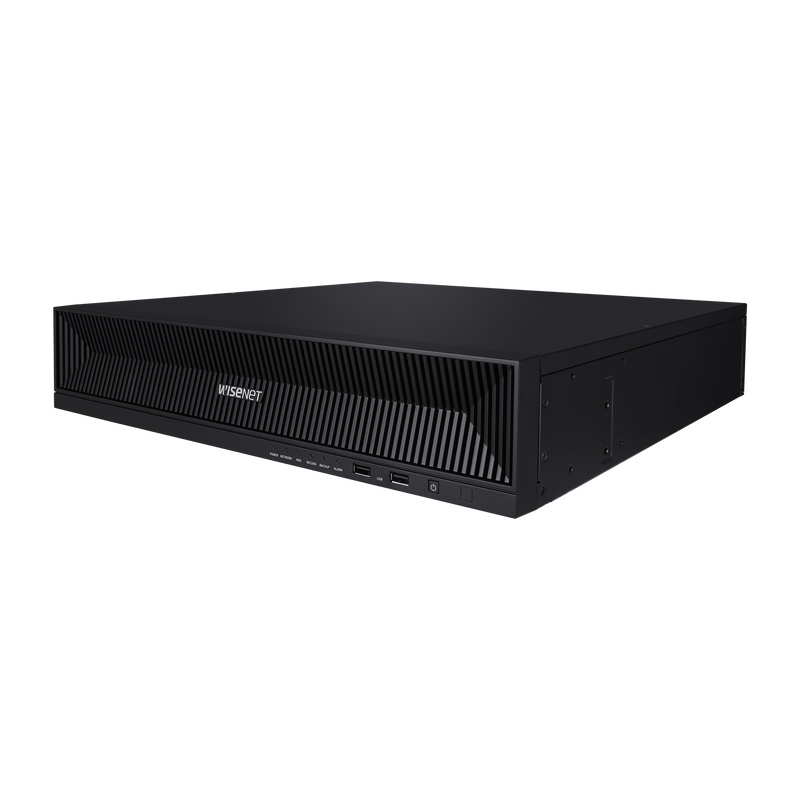XRN-1620SB1 NVR de 16 canales / 32MP / Hasta 4 Discos Duros / Switch PoE+ 16 puertos / Wisenet P2P / H.265 & WiseStream