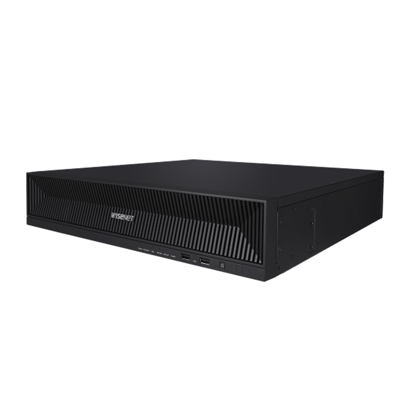 XRN-3210B2 NVR 32 Megapixel (8K) / 32 Canales IP / Soporta 8 Discos Duros / H.265 & Wisestream / Wisenet P2P / ONVIF / Compatible con Cámaras IA / Salida HDMI en 4K