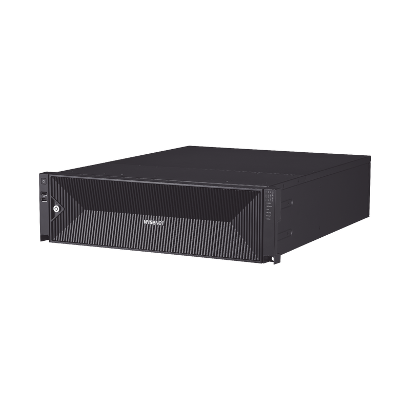XRN-6410DB4 NVR de 64 canales /  Hasta 32 MP / H.265 & Wisestream / Procesamiento 400 Mbps / 3 Puertos de Red / Raid 5-6 / 16 bahias para disco duro (no incluidos)