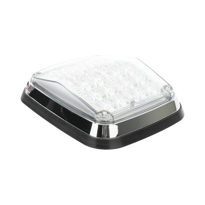 XT1895C Luz de advertencia de 8 X 6, Color Claro, SAE, IP67, Ideal para Ambulancias
