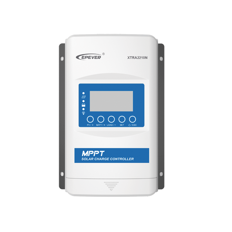 XTRA-2210-N Controlador Solar MPPT 20A 12/24V, Máximo Voltaje de Circuito Abierto Voc 100Vcc, Configurable para Baterías de Litio