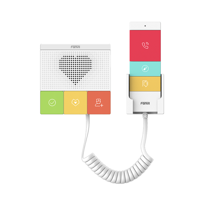 Y501WY Intercomunicador SIP Wi-Fi para Hospital/Asilos, 6 botones, antibacterial, 1 Relevador integrado