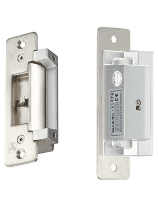 YLI YS138S - Cerradura Eléctrica para Control de Acceso  Señal Ajustable NO/NC  Voltaje Dual 12VDC/24VDC