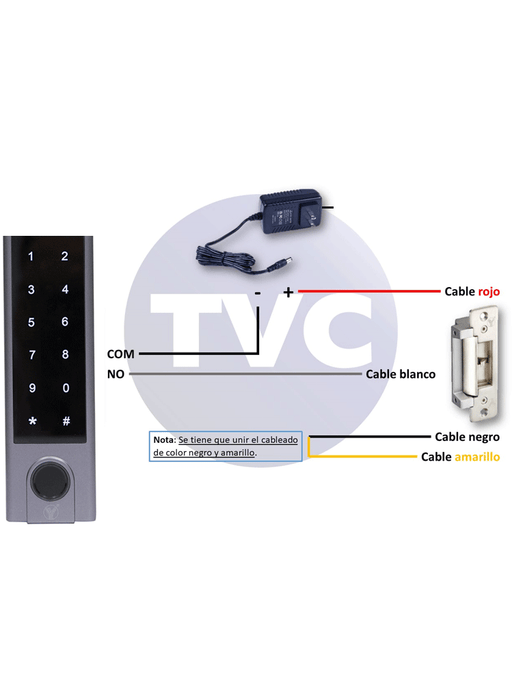 YLI YS138S - Cerradura Eléctrica para Control de Acceso  Señal Ajustable NO/NC  Voltaje Dual 12VDC/24VDC