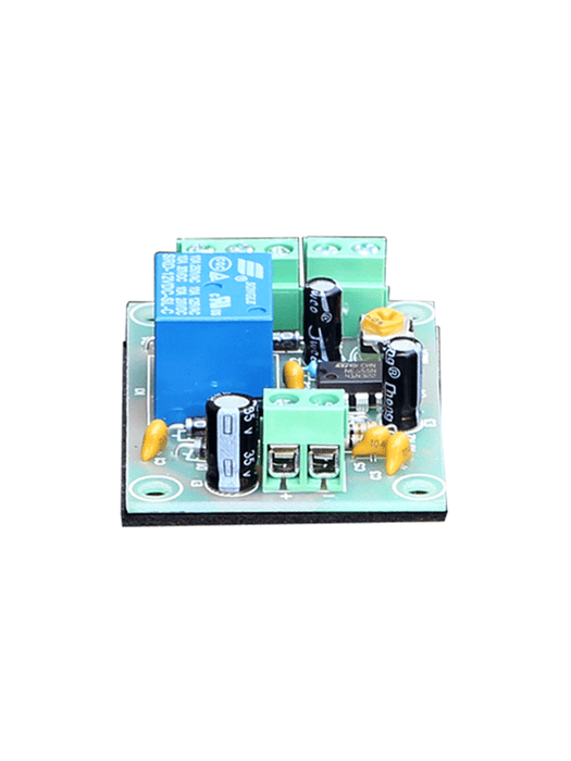 YLI PCB505 - Módulo de Relevador con Retardo de Tiempo ajustable / Salidas  NC y NO / Conexión de botón / Voltaje 12 VDC / 1 a 30 segundos
