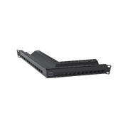 Patch Panel Z-MAX de 24 puertos, Blindado, Precargado con Jacks Categoria 6A, Angulado, 1UR - Toer