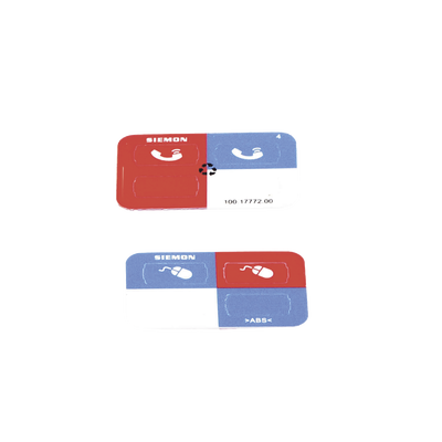 Icono Ultramax para Identificación de Jacks, Color Azul, Bolsa con 100 Piezas