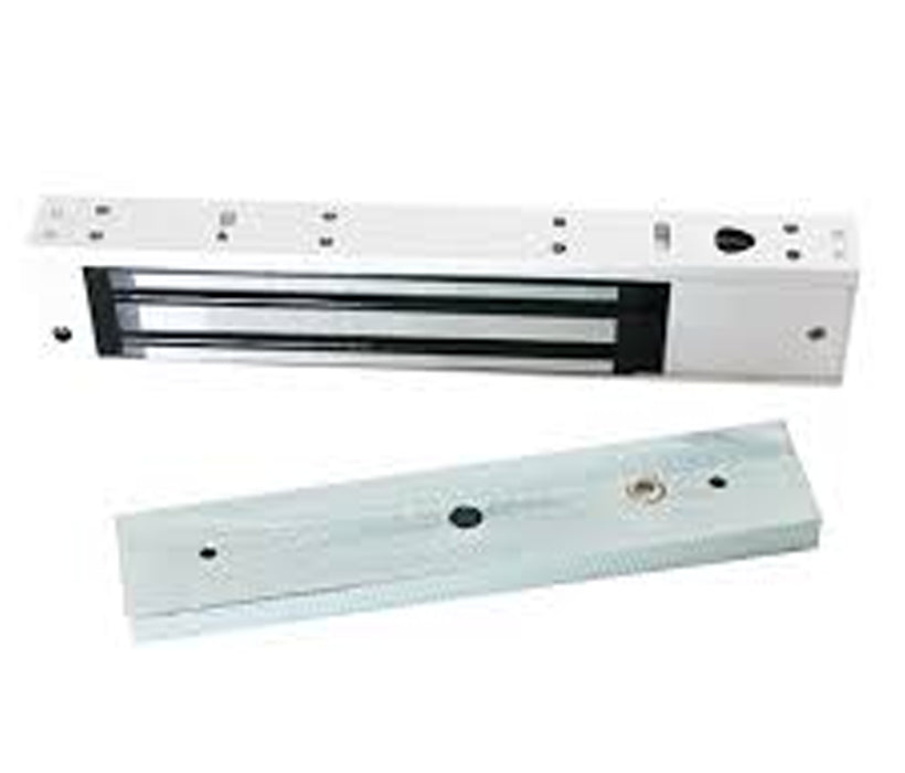 ZKTECO LM200LEDPAK - Paquete de contrachapa magnética con indicador LED de 200 kg, cuenta con entradas para conexión de sensor de puerta , voltaje de 12VDC incluye soporte LM200ZL en ZL para instalación