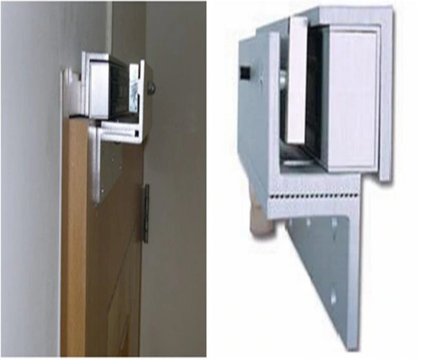 ZKTECO LM200LEDPAK - Paquete de contrachapa magnética con indicador LED de 200 kg, cuenta con entradas para conexión de sensor de puerta , voltaje de 12VDC incluye soporte LM200ZL en ZL para instalación