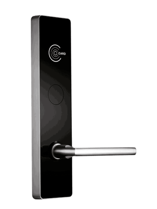 ZKTECO LH6800R- Cerradura derecha para hotel / MIFARE 13.56 Mhz / 35 a 45 mm grosor de puerta / Aleación de Zinc / 224 eventos