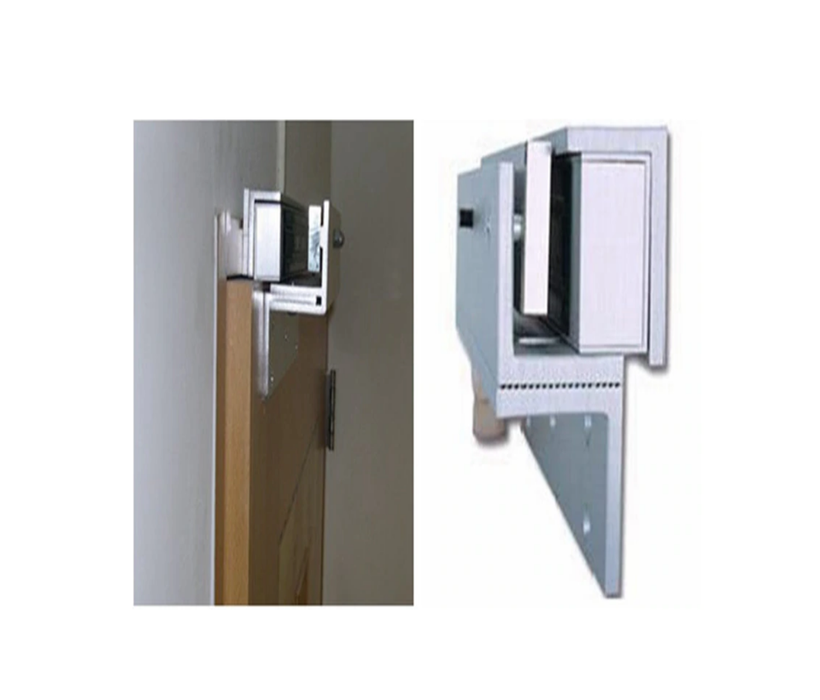 ZKTECO LM200YPAK - Contrachapa magnética de 200 kg o 440 lb, incluye soporte de instalación ZL y Gabinete metálico con salida de 12 VDC a 3A, soporta batería de respaldo