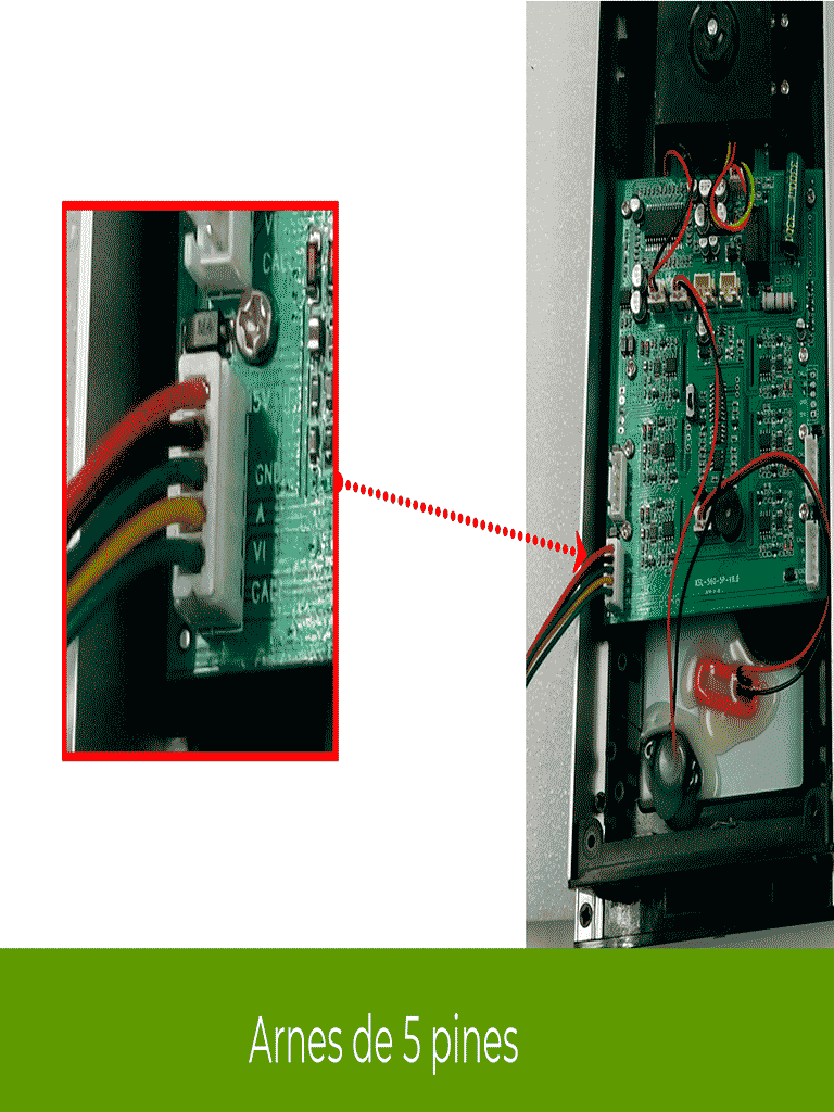 ZKTECO VE04A01 - Videoportero Departamental para 4 monitores / Cámara  de 700TVL / Ángulo de Visión 92° / Visión Nocturna / Apertura de Puerta con Tarjeta RFID/ IP54
