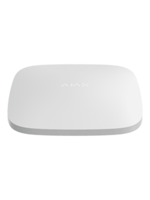 AJAX Hub2(4G) - Panel de  alarma  Ethernet/4G color Blanco / APP “AJAX PRO” IOS y Android / hasta 100 dispositivos / Hasta 25 cámaras / Hasta 50 Usuarios / 2 SIM / Hasta 14h de duración de la batería