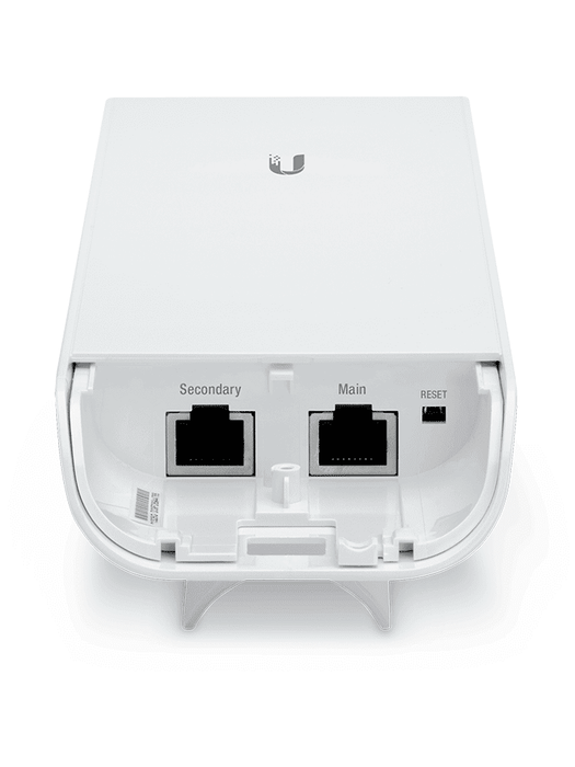 UBIQUITI NSM2 - NanoStation airMAX M2 CPE hasta 150 Mbps con frecuencia 2 GHz (2412-2462 MHz) y antena integrada de 11 dBi.