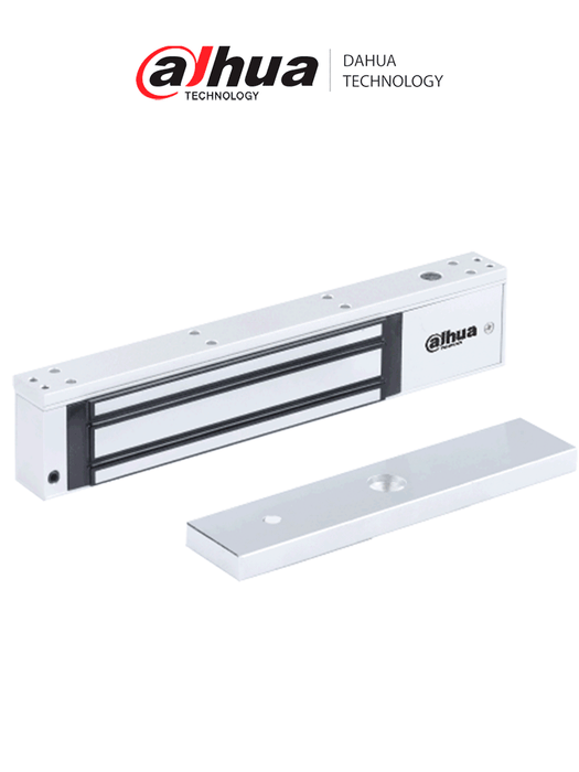 DAHUA ASF280A - Cerradura Magnética de 280 KG/ Voltaje Dual de 12 o 24 VDC/ Dispositivo de Protección Anti Corriente Inversa (MOV)/ Aluminio Alta Resistencia/ Admite Retroalimentación de Señal