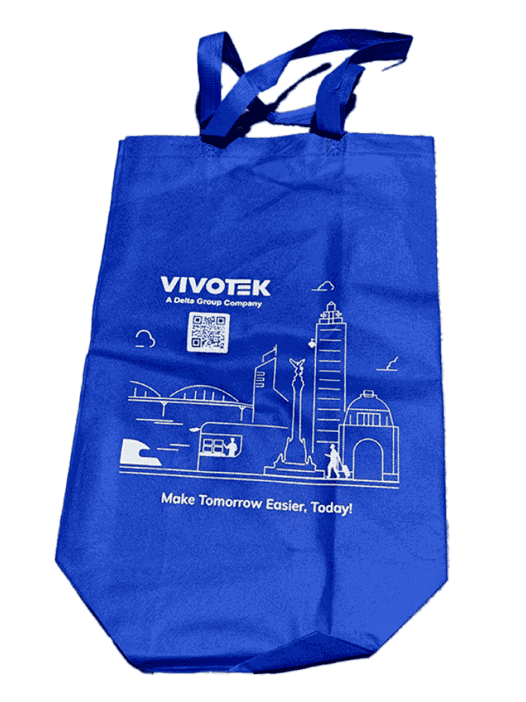 VIVOTEK - MATERIAL POP - Bolsa de Tela color azul