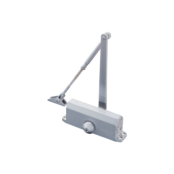 YLI YC812 - Brazo cierra puerta automático / Para puertas de 65 kg / Compatible con puertas de madera, vidrio, metal / Velocidad ajustable de cierre / Instalación izquierda o derecha