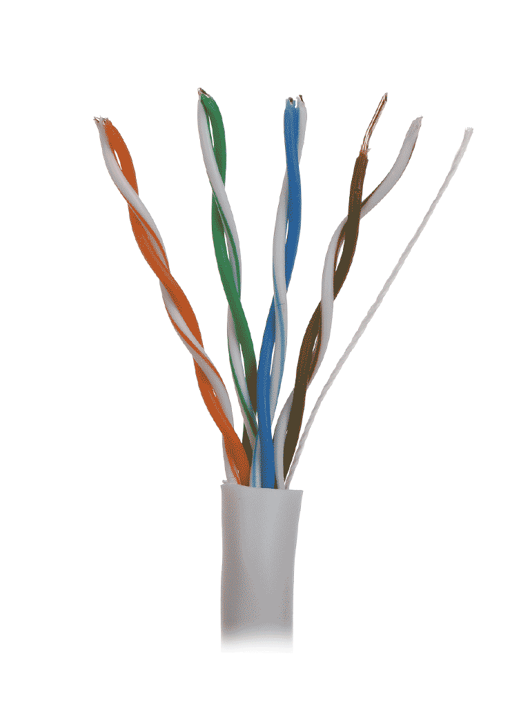 DAHUA DH-PFM920I-5EUN - Bobina de cable UTP blanco, 100% cobre, categoría 5e, 305 metros. Ideal para video y redes, cumple con CPR Eca y es compatible con alimentación PoE para un rendimiento óptimo.