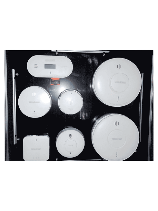 DAHUA WISUALARM DHI-HY-DBRF- Maletín DEMO de sistema de incendio residencial, Incluye DHI-HY-GW02A/DHI-HY-SA5MA/DHI-HY-HT5MA/DHI-HY-SA5MB/ DHI-HY-HT5MB/DHI-HY-MRF50-R8/DHI-HY-GW01A/ SA30A-R8/ SA40A-R8/ HT10A-R8/GC20D-R8/ GC30A-R8,