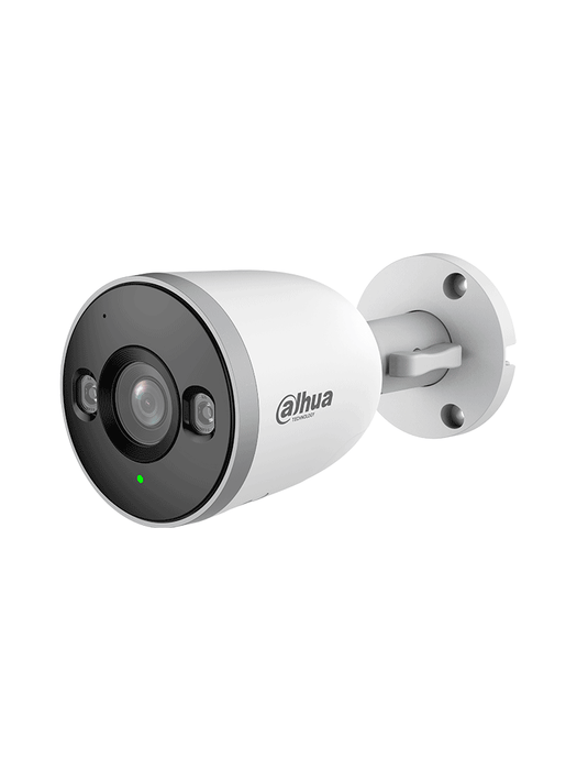 DAHUA DH-F3D-IL - Cámara IP Bullet Wifi de 3 Megapíxeles/ Iluminador dual Inteligente/ 2.8mm/ 103°/  IA con Detección de Humanos y vehículos/ Micrófono Integrado/ H.265/ 30 Mts de Luz Visible e IR/ IP67/ Ranura MicroSD/
