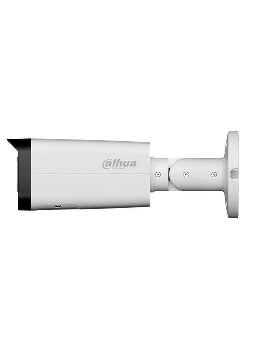 DAHUA DH-IPC-HFW2449T-ZAS-IL- Cámara IP Bullet de 4 MP/ Iluminador Dual/WizSense/ Lente Motorizado de 2.7 a 13.5mm/ IR y LED 60 Metros/ H.265+/ WDR Real/ Protección Perimetral/ Micrófono/ IP67/PoE/ SMD Plus/Ranura para MicroSD/E&S Alarma y Audio/