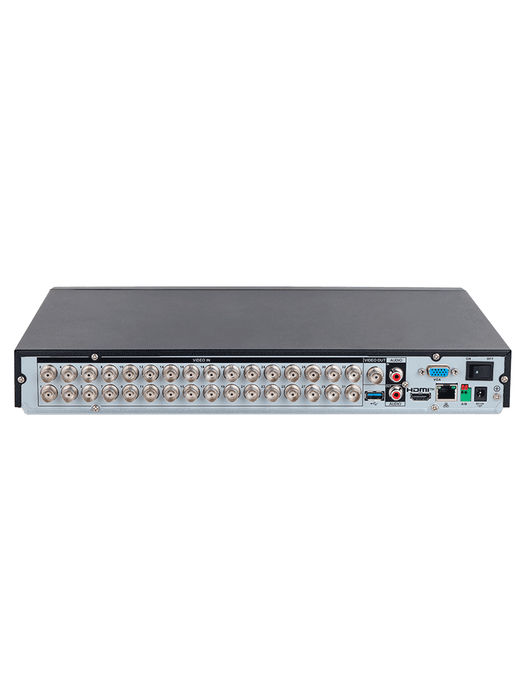 DAHUA DH-XVR4232AN-I-T - DVR de 32 Canales de 1080P Lite WizSense/ HDCVI X PLUS/ Audio Bidireccional/ H.265+/ Codificación IA/ 2 Bahías de DD/ 16 Ch con SMD Plus/ Búsqueda Inteligente/ Compatible con Dolink Care