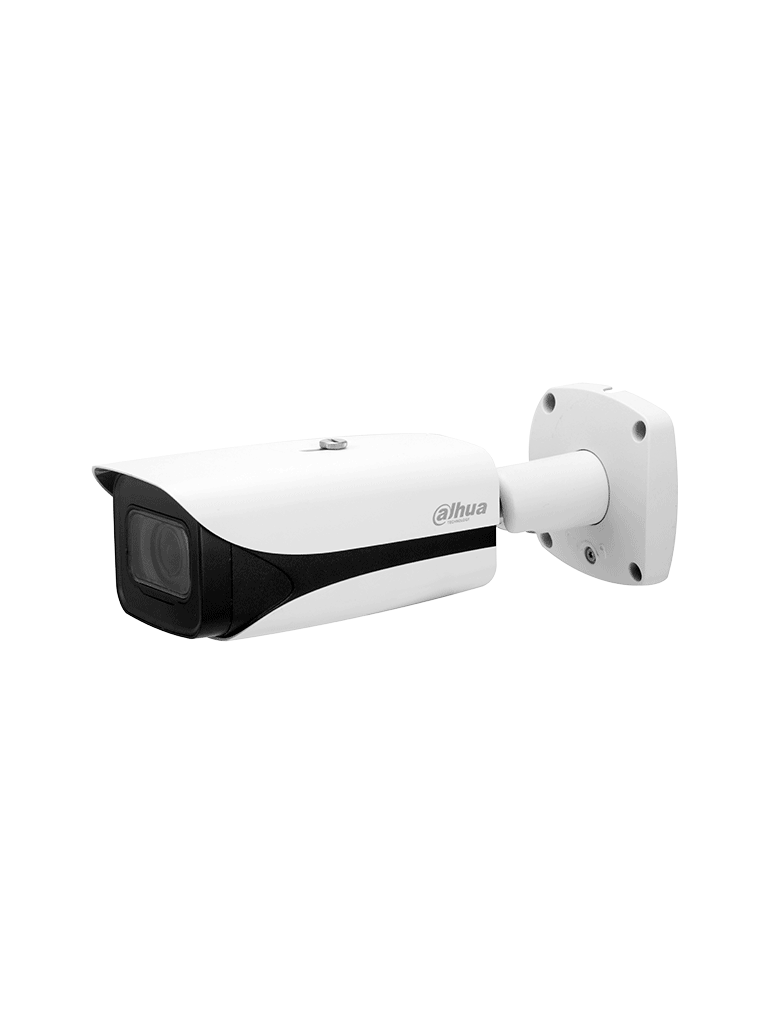DAHUA DH-IPC-HFW5842E-ZE - Camara IP Bala 4k/ WizMind/ Lente Mot. de 2.7 a 12/ IR de 60 Metros/ SMD 3.0/ Metadatos/ WDR/ Ranura para Micro SD/ ePoE/ IP67 /IK10 /SMD 3./ E&A de Alarma y Audio/ Conteo de Personas/ Detección facial